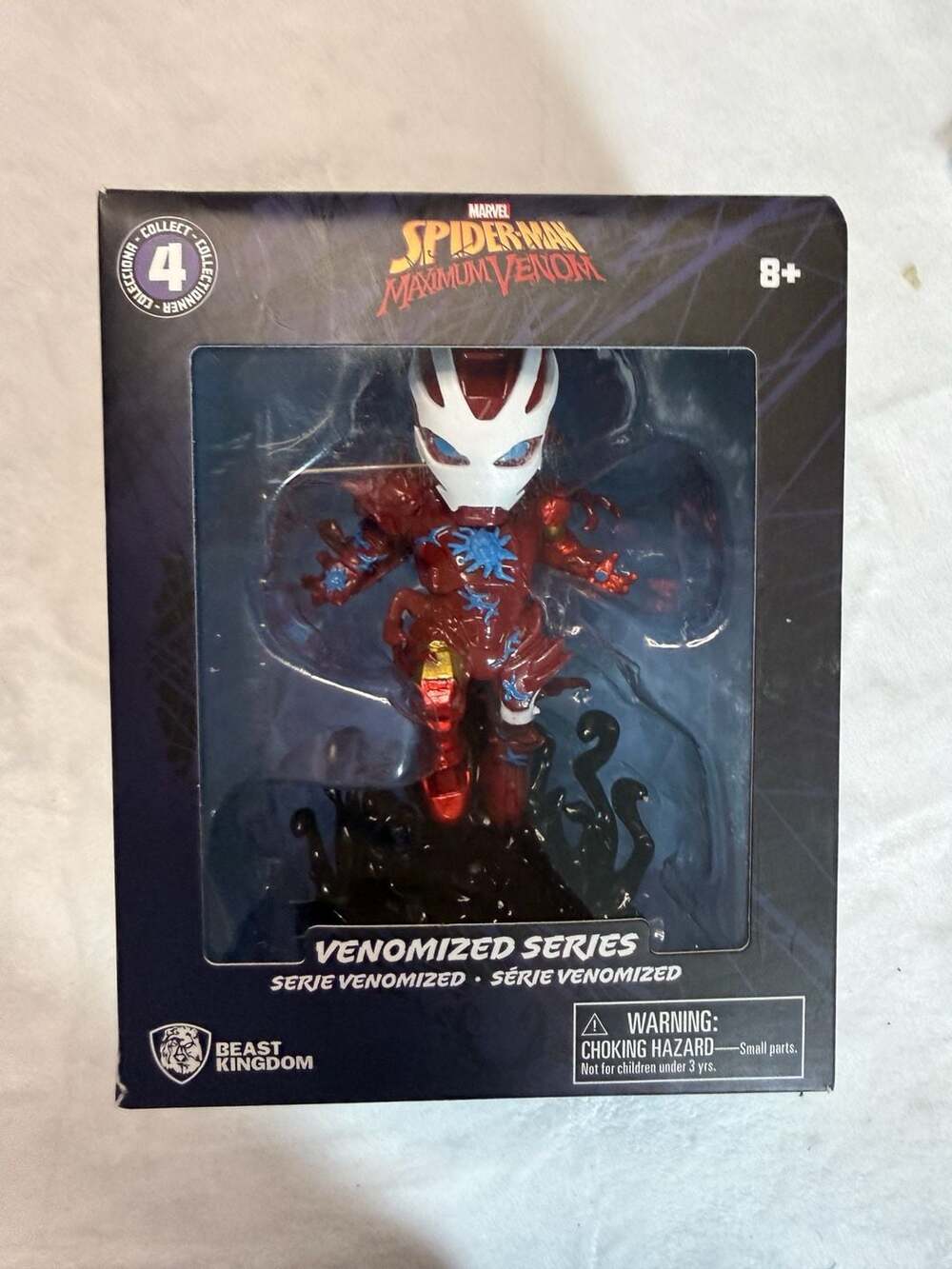 Beast Kingdom Marvel Spider-Man Maximum Venom Series Venomized Iron Man Figure